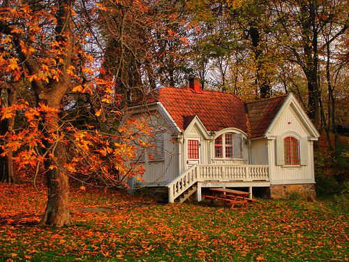 Autumn Cottage, Sweden