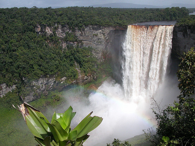 Kaieteur Falls is a high-volume waterfall on the Potaro River in central Guyana, South America. Its distinction lies in the unique combination of great height 226m...