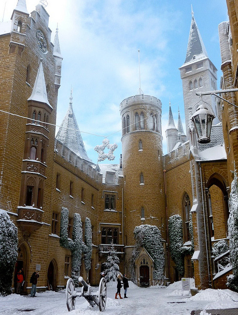 Snow Frosting, Burg-Hohenzollern, Germany