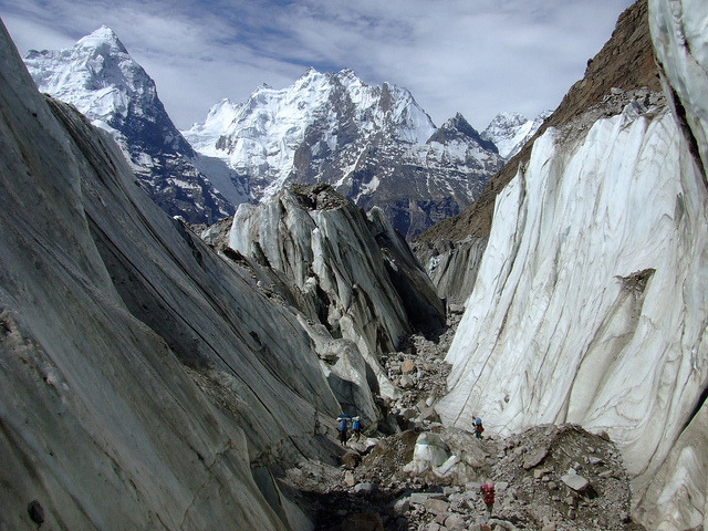 Kunyang glacier - Karakoram Mountains, Pakistan.
