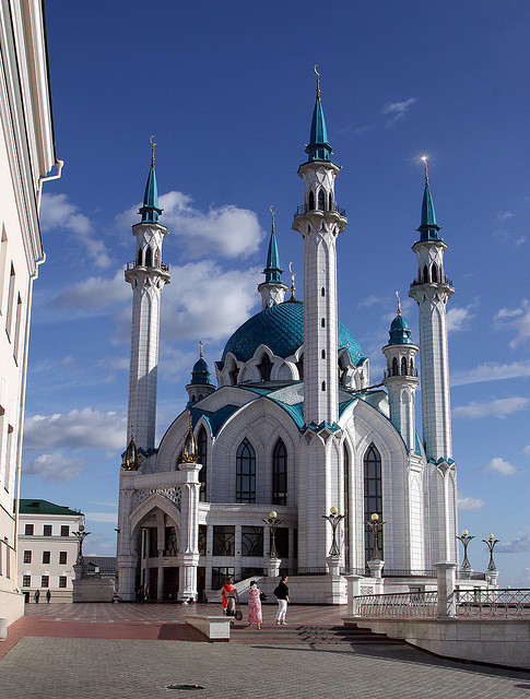 by Retlaw Snellac on Flickr.Qolsharif Mosque - Kazan, Russia.