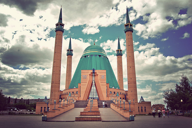 by supernova17 on Flickr.Mashkhur Jusup Central Mosque in Pavlodar, Kazakhstan.