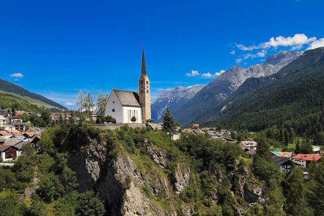 by Plaatjesmaecker on Flickr.The municipality of Scuol - Graubunden Canton, Switzerland.
