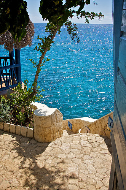 Stairs to the Sea, Negril, Jamaica