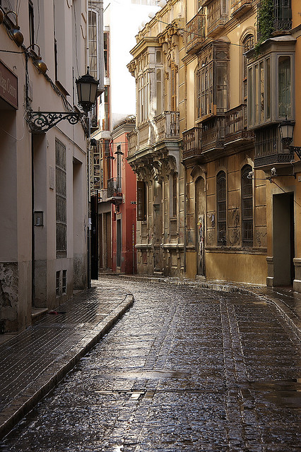 Ancient Street, Malaga, Spain