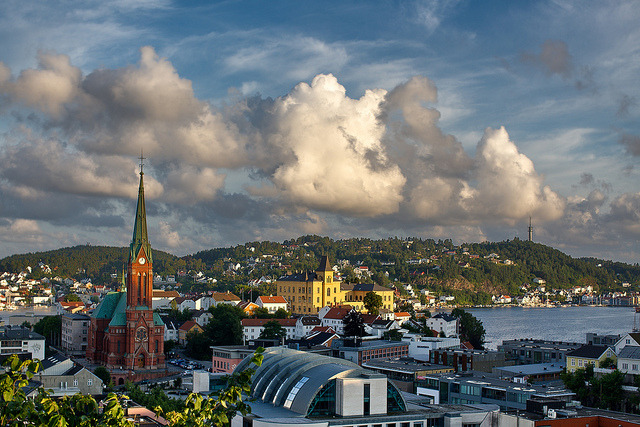 by Torehegg on Flickr.The town of Arendal in southern Norway.