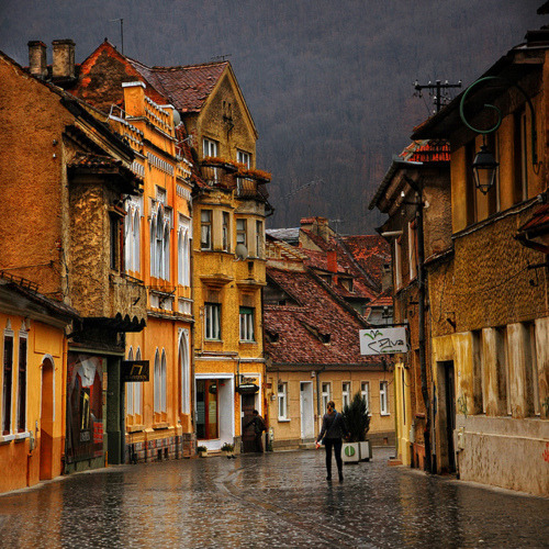 Ancient Street, Brasov, Romania