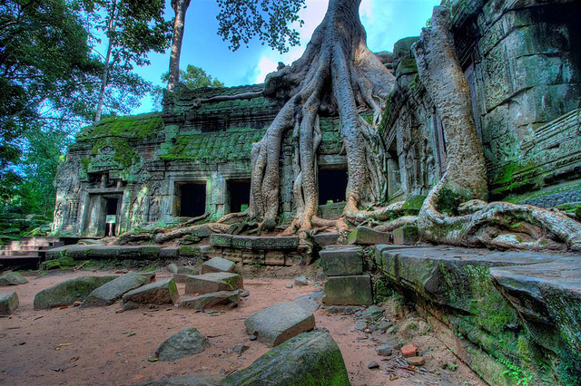 by jeffiebrown on Flickr.Ta Prohm Temple, Siem Reap Province, Cambodia.