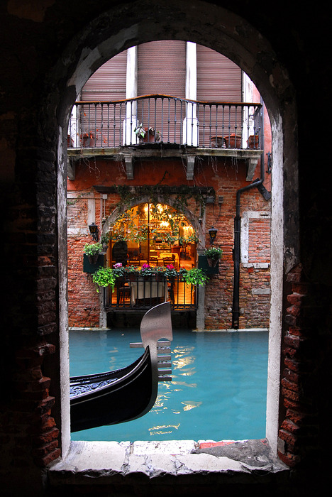 Balconies, Venice, Italy