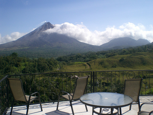 View of Arenal Volcano from Linda Vista Lodge, Costa Rica