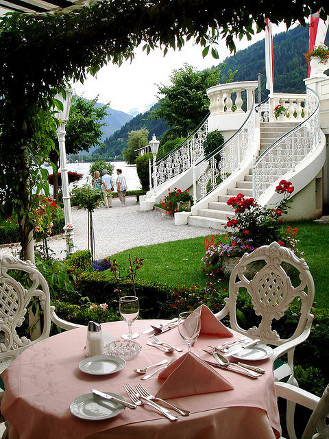 Romantic location at Grand Hotel in Zell Am See, Austria (by cutEe