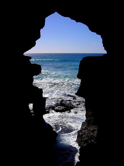 Fantastic Grotto of Hercules near Tangier, Morocco