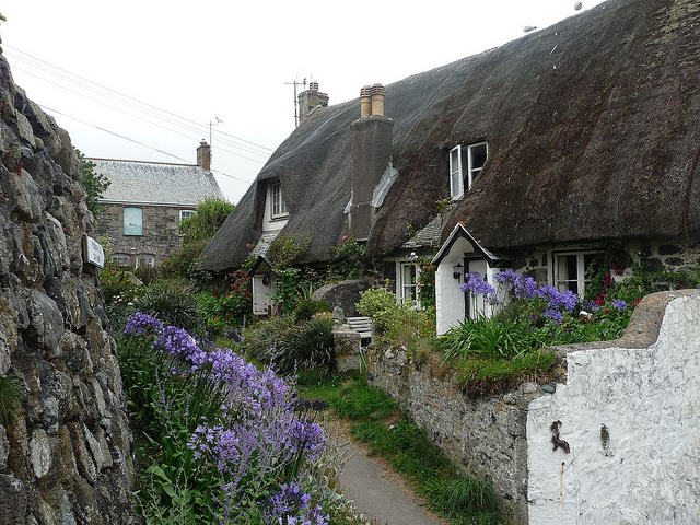 Cadgwith cottages, Cornwall, England