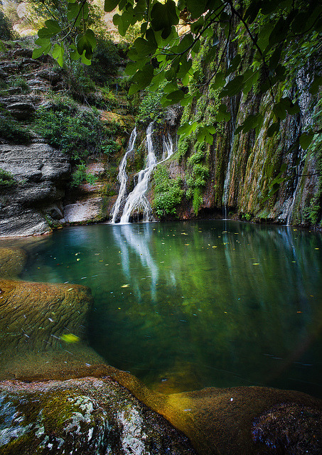 Waterfall in Parco Nazionale della Majella, Abruzzo, Italy