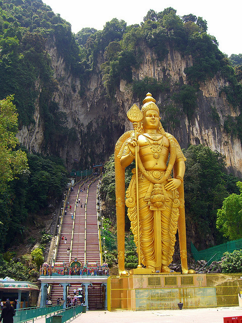 Statue of Lord Murugan at Batu Caves, Malaysia