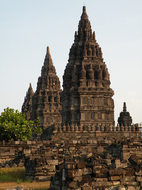 Candi Prambanan, the largest hindu temple in Indonesia