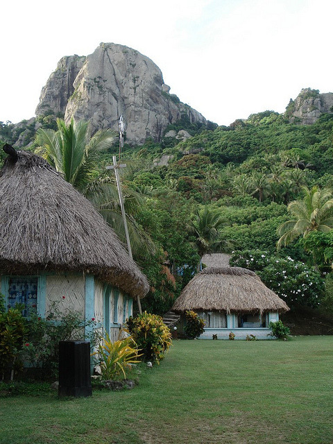 Traditional Eco Resort on Viti Levu Island, Fiji . This one is for marsgirrrl :)