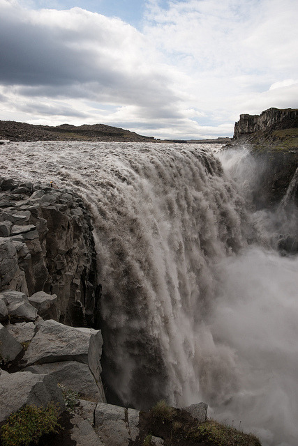 Reputed to be the most powerful waterfall in Europe, Dettifoss, Iceland
