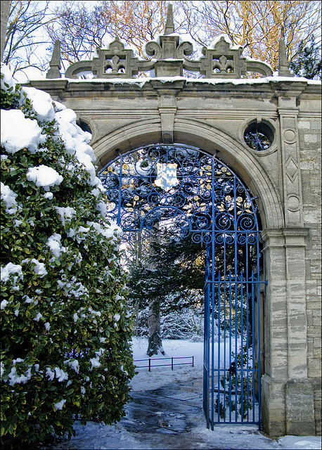 Entry Gate, Oxford University, England