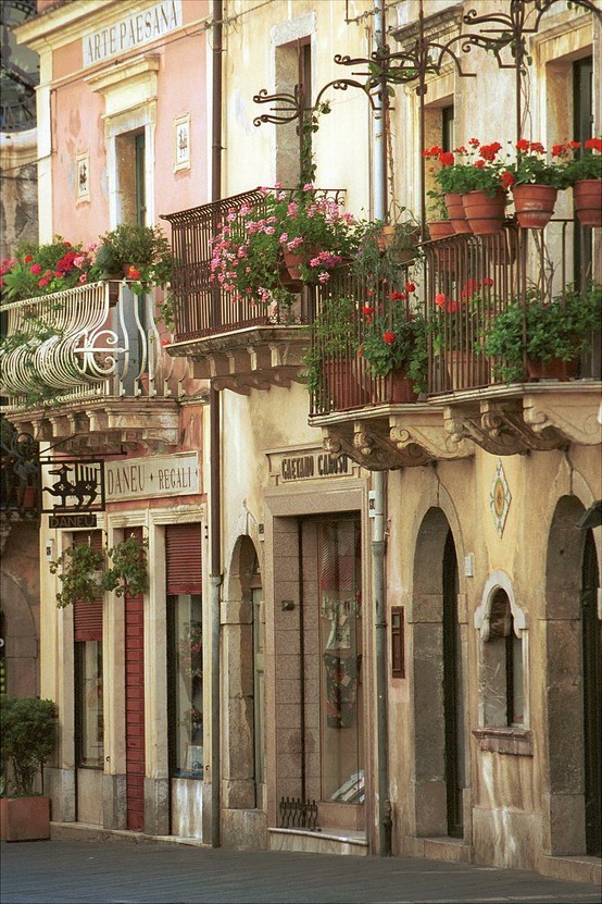 Ancient Street, Taormina, Sicily