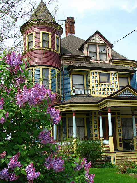 Victorian house in Cleveland, Ohio, USA