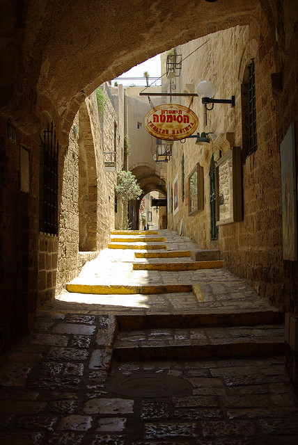 Jaffa’s old streets in Tel Aviv, Israel