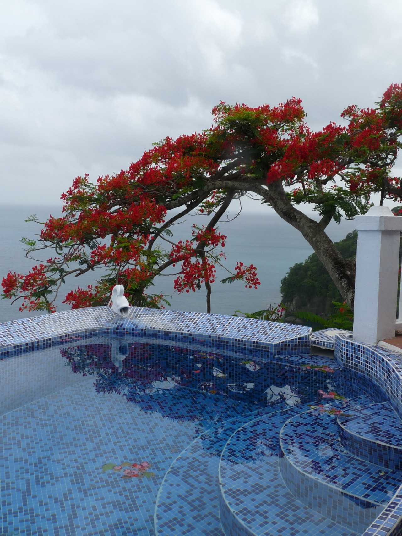 Pool at Emerald Hill Viila in Marigot Bay, Saint Lucia