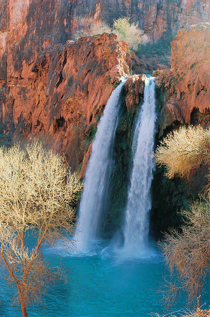 Waterfalls of Havasu Creek, Arizona / USA