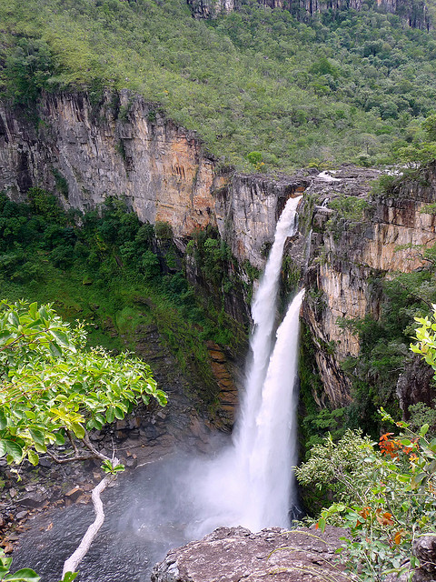 Cachoeira do Rio Preto in Chapada dos Veadeiros National Park / Brazil