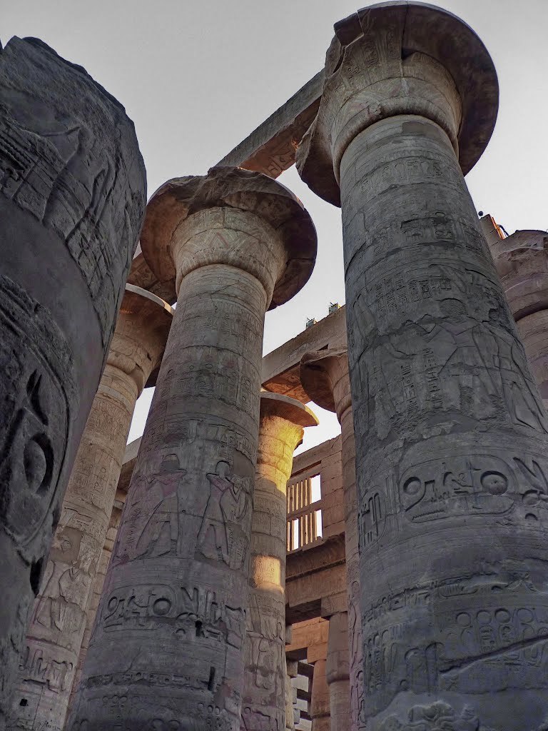 The columns of Karnak, Luxor / Egypt